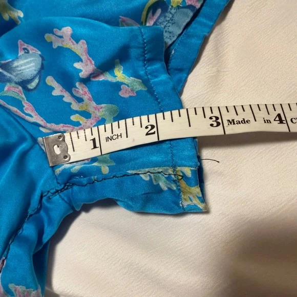 Silk Shades Blue Tropical Tank and Shorts Set - Picture 10 of 11